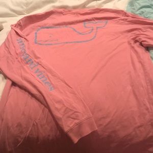 Vineyard Vines Salmon M Pocket Longsleeve